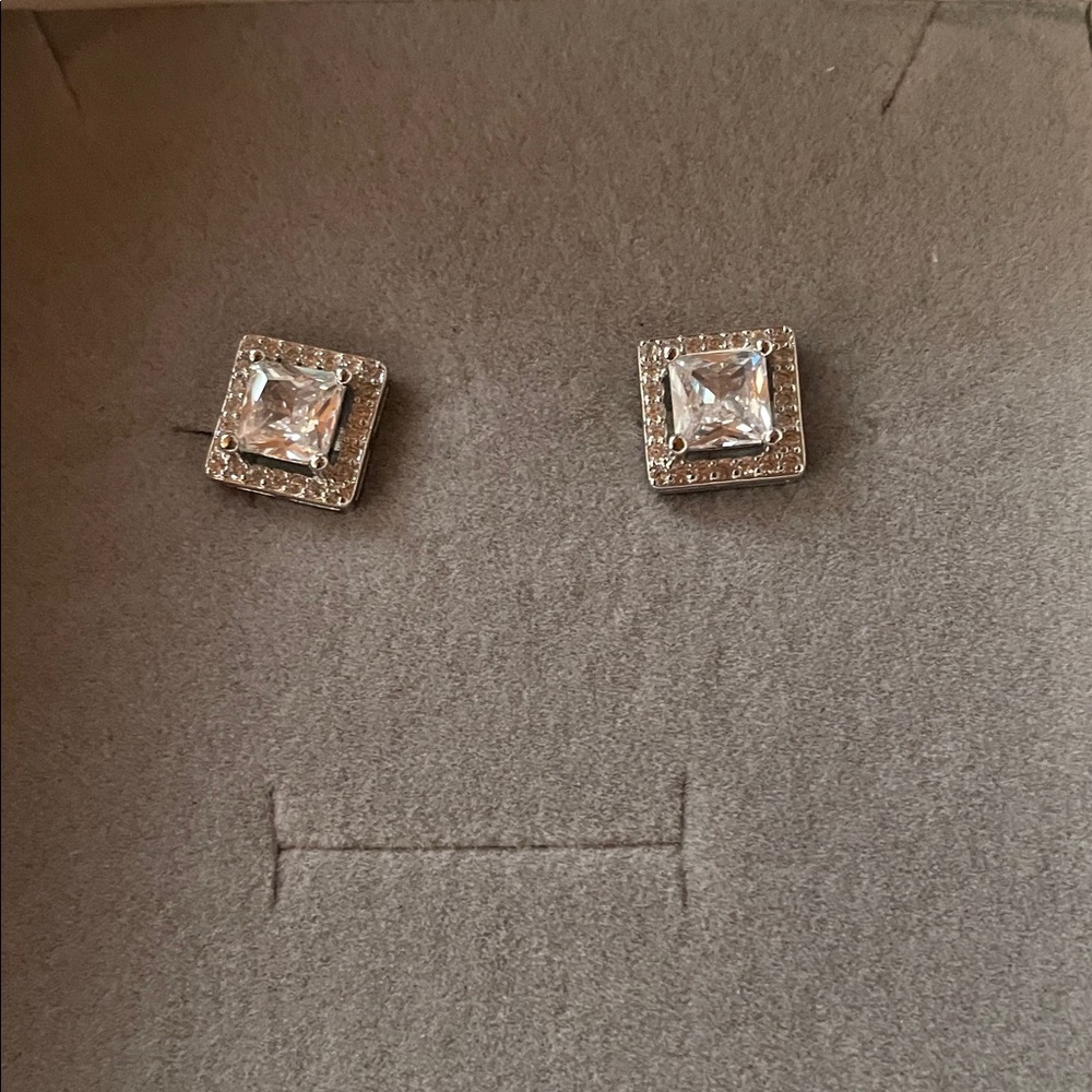 Elegant Silver Stud Earrings